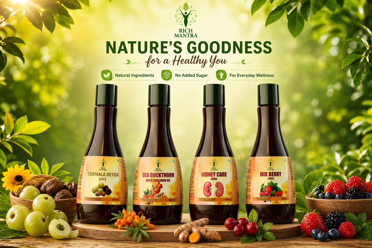 Jivanseva Wellness Nature's Goodness Banner